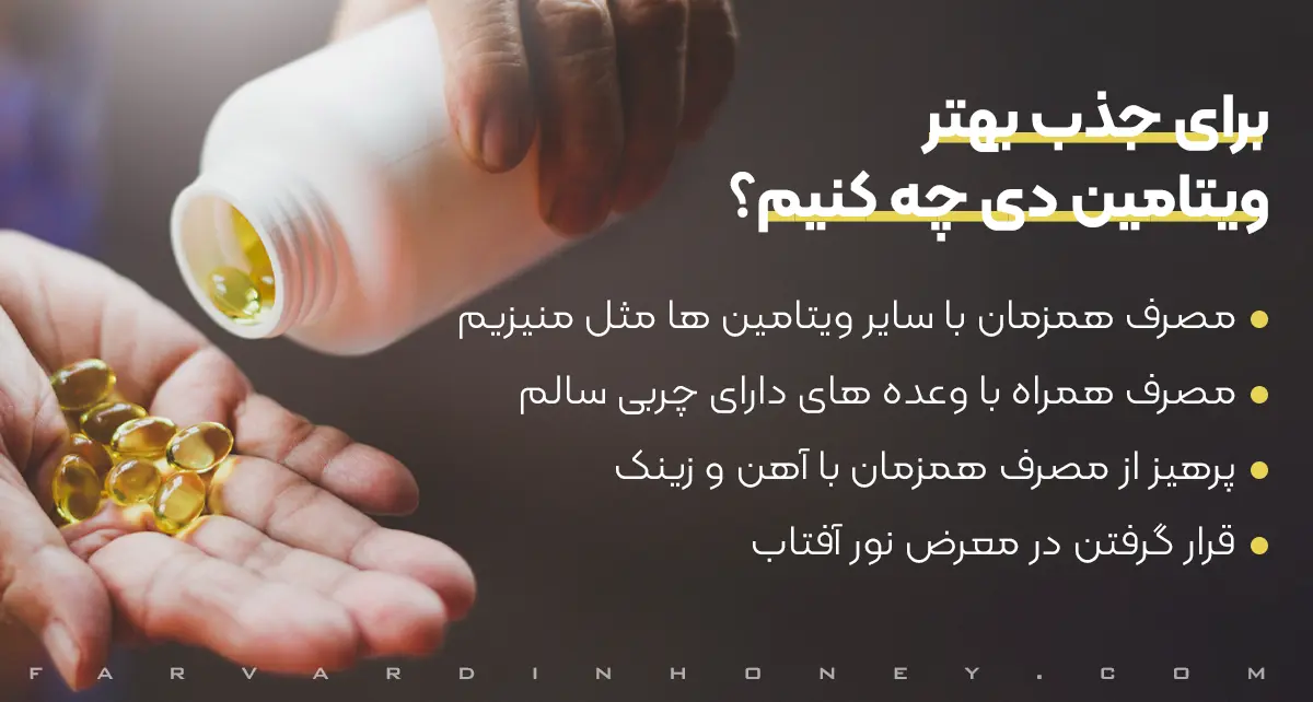 بهترین زمان مصرف ویتامین دی- 
بهترین زمان مصرف ویتامین دی در شبانه روز