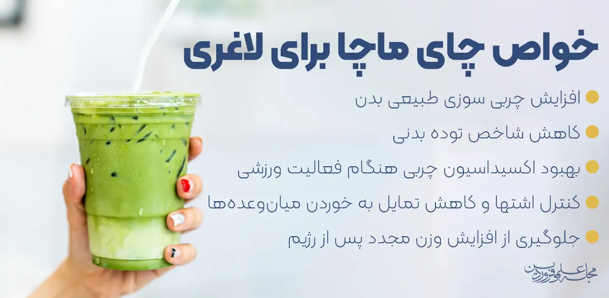 خواص چای ماچا برای لاغری- طرز تهیه چای ماچا برای لاغری