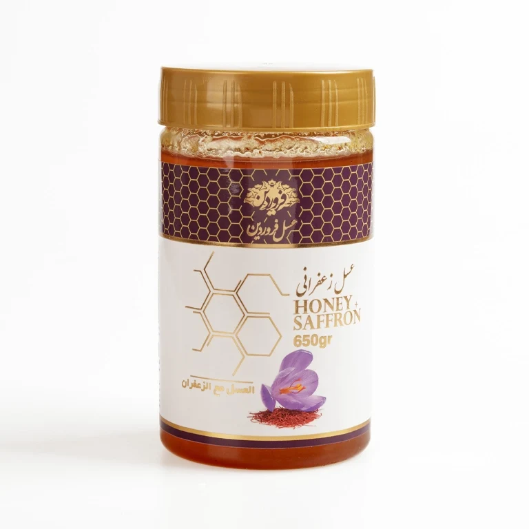 عسل زعفرانی فروردین (650 گرم)