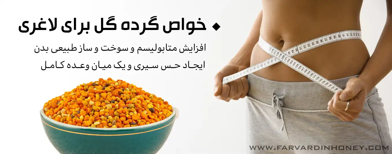 خواص گرده برای لاغری_طریقه مصرف گرده گل برای لاغری